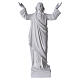 Christ the Redeemer statue in reconstituted Carrara Marble, 45cm s1