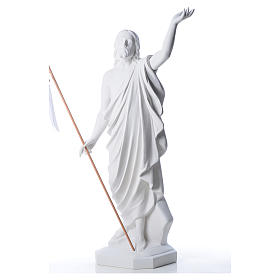Risen Jesus statue in reconstituded Carrara marble, 100 cm