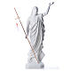 Risen Jesus statue in reconstituded Carrara marble, 100 cm s1