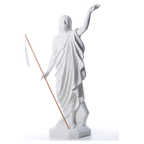 Cristo resucitado polvo de mármol de Carrara 100 cm 6