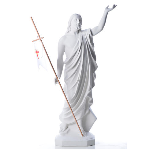 Christ Ressuscité poudre de marbre de Carrara 100 cm 5