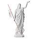 Cristo Risorto 100 cm polvere di marmo di Carrara s1