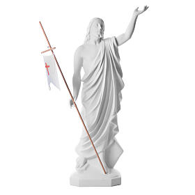 Cristo Ressuscitado 100 cm pó de mármore de Carrara