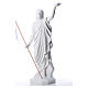 Risen Jesus statue in composite Carrara marble, 100 cm s6