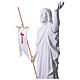 Marmorguss Auferstandener Christus 85 cm s6
