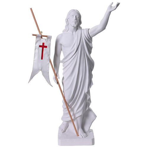 Chrystus Zmartwychwstały marmur 85 cm 1
