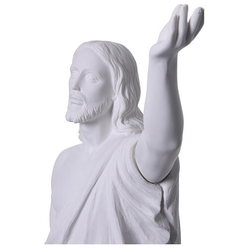 Chrystus Zmartwychwstały marmur 85 cm 2