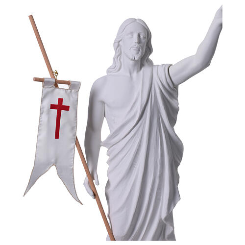 Chrystus Zmartwychwstały marmur 85 cm 3