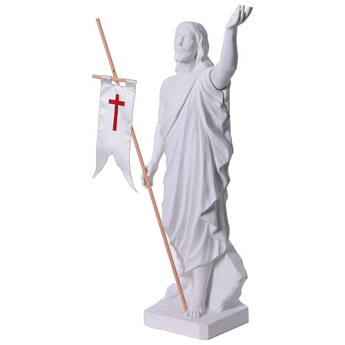 Chrystus Zmartwychwstały marmur 85 cm 4