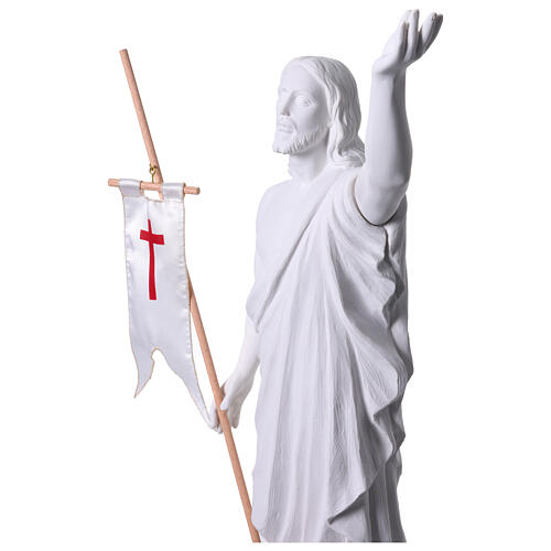 Chrystus Zmartwychwstały marmur 85 cm 6