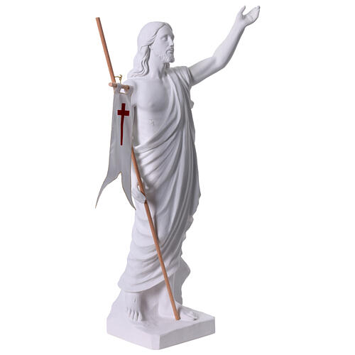 Chrystus Zmartwychwstały marmur 85 cm 7