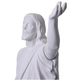 Cristo Ressuscitado mármore 85 cm