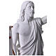 Cristo Ressuscitado mármore 85 cm s5