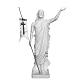 Risen Jesus, 85 cm Composite Carrara Marble Statue s1