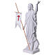 Risen Jesus, 85 cm Composite Carrara Marble Statue s4