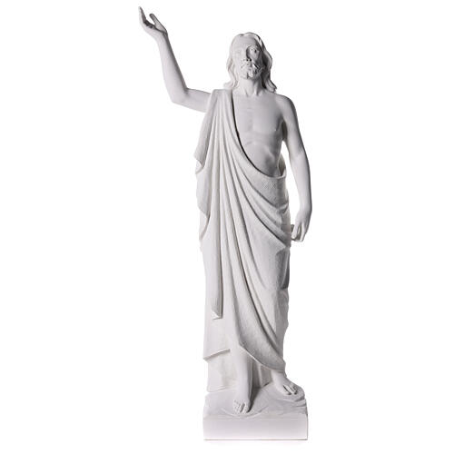 Christ the Redeemer, 90 cm reconstituted Carrara Marble Statue 1