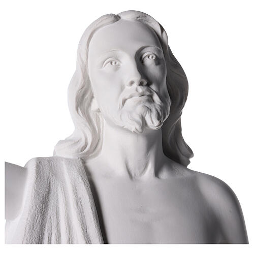 Cristo Redentore 90 cm polvere di marmo 4