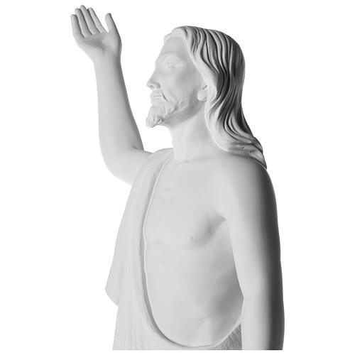 Cristo Redentore 90 cm polvere di marmo 7