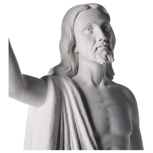 Cristo Redentor 90 cm pó de mármore 6