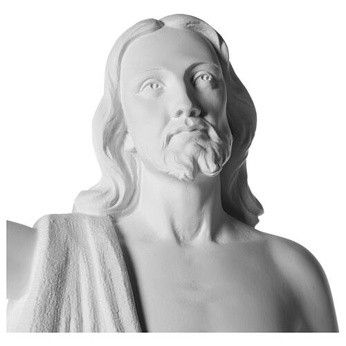 Cristo Redentor 90 cm pó de mármore 3
