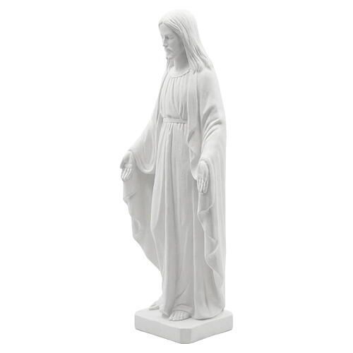 Odkupiciel biały marmur 130 cm 5