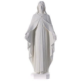 Statue Christ Rédempteur poudre de marbre 110 cm