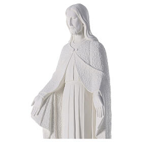 Statue Christ Rédempteur poudre de marbre 110 cm