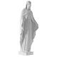 Statue Christ Rédempteur poudre de marbre 110 cm s5