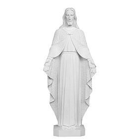 Imagens em Pó de Mármore de Carrara: Redentor 110 cm pó de mármore branco