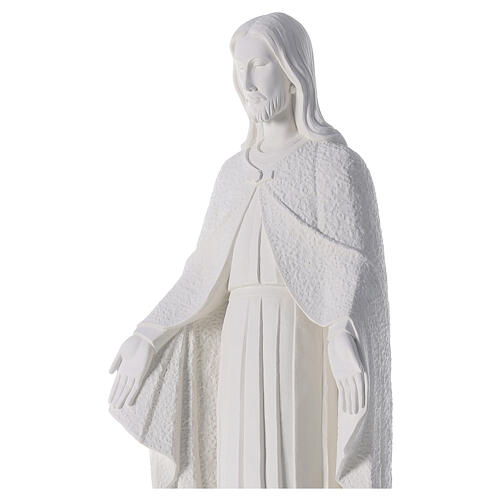 Christ the Redeemer, reconstituted Carrara Marble Statue, 110 cm 2