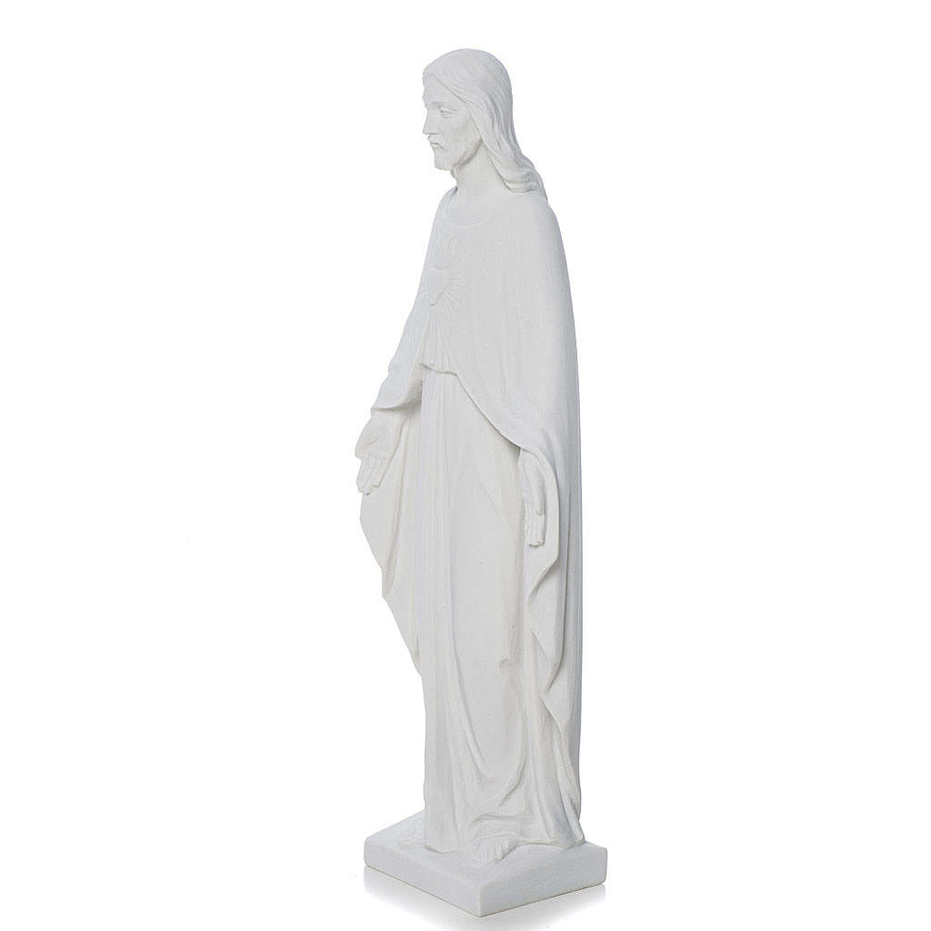 Holy Heart of Jesus, reconstituted Carrara Marble Statue, 36cm | online ...