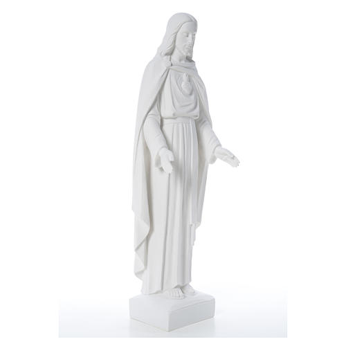 Holy Heart of Jesus, 62 cm Reconstituted Carrara Marble Statue 12