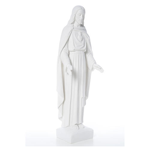 Holy Heart of Jesus, 62 cm Reconstituted Carrara Marble Statue 16