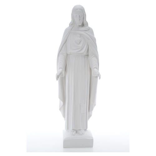 Holy Heart of Jesus, 62 cm Reconstituted Carrara Marble Statue 17