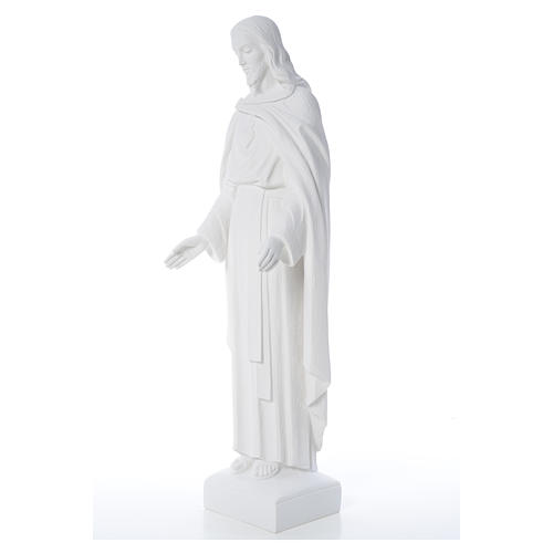 Sacro Cuore di Gesù 62 cm polvere di marmo 8
