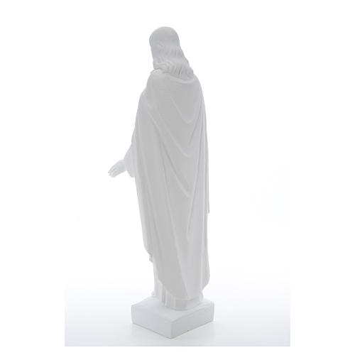 Sacro Cuore di Gesù 62 cm polvere di marmo 19