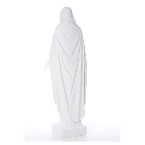 Holy Heart of Jesus, 62 cm Composite Carrara Marble Statue 15