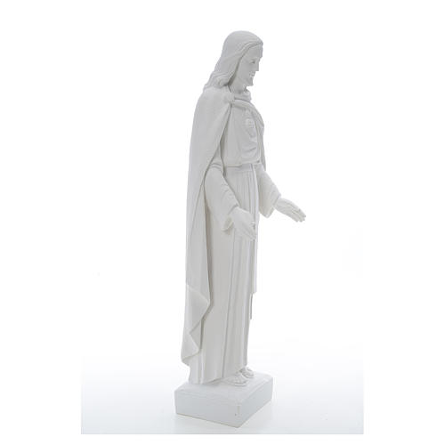 Holy Heart of Jesus, 62 cm Composite Carrara Marble Statue 4
