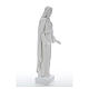 Holy Heart of Jesus, 62 cm Composite Carrara Marble Statue s4
