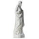 Marmorpulver Statue Heiliges Herz Jesu 130 cm s8