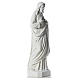 Marmorpulver Statue Heiliges Herz Jesu 130 cm s4