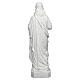 Marmorpulver Statue Heiliges Herz Jesu 130 cm s6
