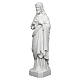 Holy Heart of Jesus, 130 cm Reconstituted Carrara Marble statue s5