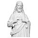 Coração Sagrado de Jesus 130 cm pó de mármore s4