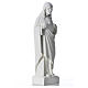 Marmorpulver Statue Heiliges Herz Jesu 30-40 cm s4