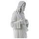 Statue Marmorpulver Heiliges Herz Jesu 80-100 cm s6