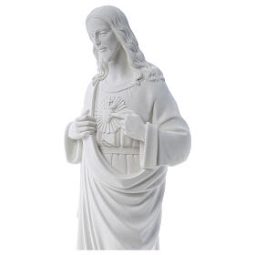 Holy Heart of Jesus -  Reconstituted Carrara Marble Statue 80-100 cm