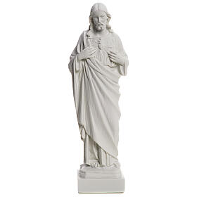 Statue Sacré coeur de Jésus extérieur 20-25 cm