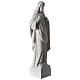 Holy Heart of Jesus,70 cm Reconstituted Carrara Marble Statue s10