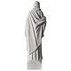 Holy Heart of Jesus,70 cm Reconstituted Carrara Marble Statue s11